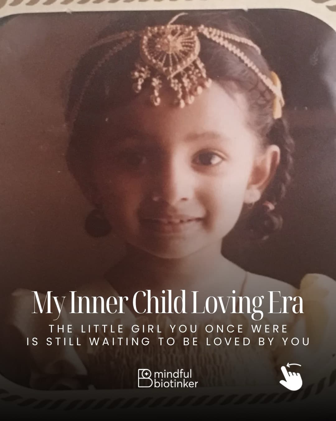 Your inner child isn't in the past. She's watching how you treat yourself right now.